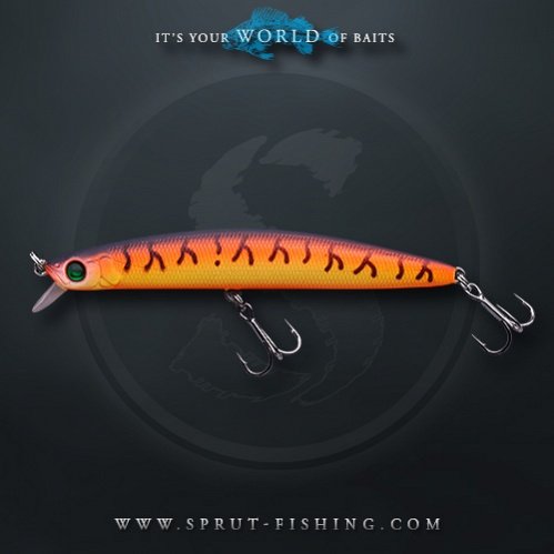 Воблер Sprut Arumi 70SP (Suspending/70mm/4g/0,1-0,5m/HT)
